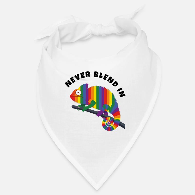 Rainbow Chameleon Pride Month Bandana
