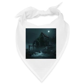 Die dunkle Wassermühle – Das Geheimnis der Welt der Phantome - Bandana - Weiß - Vorne
