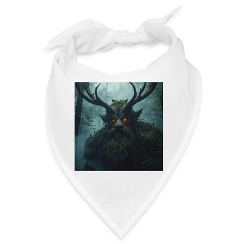Leszy – Wächter des Uralten Waldes - Bandana - Weiß - Vorne
