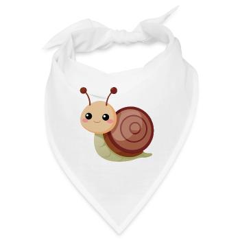 Babyschnecke - Bandana - Weiß - Vorne