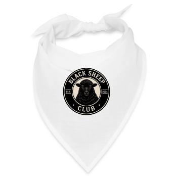 Black Sheep Club Emblem - Bandana - Weiß - Vorne