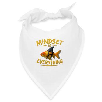 Mindset Goldfisch-Geschirr - Bandana - Weiß - Vorne