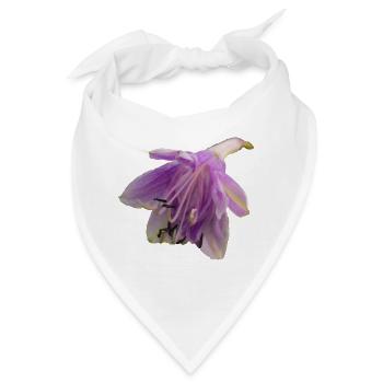 Macro_Purple_Hosta_Bloom - Bandana - Weiß - Vorne