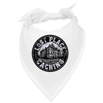 Lost-Place Caching - Bandana - Weiß - Vorne