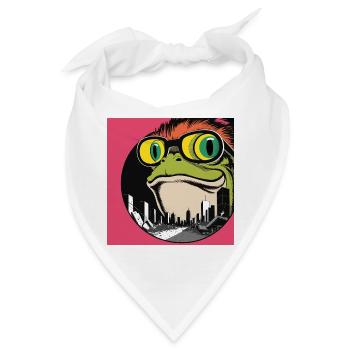 Evil Frog Horror - Bandana - Weiß - Vorne