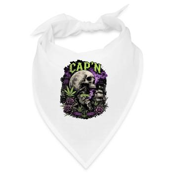Captain Kush Night Sea | SailorsYarn by Cap´nKush - Bandana - Weiß - Vorne