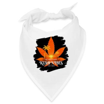 Kush Vibes | Sailorsyarn by Cap´nKush - Bandana - Weiß - Vorne