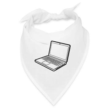 Laptop-Gliederung - Bandana - Weiß - Vorne