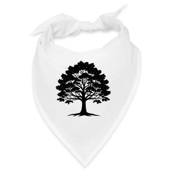 Eichensetzling - Bandana - Weiß - Vorne