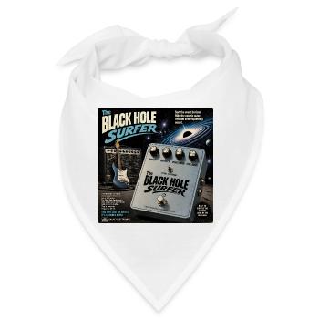 The Black Hole Surfer — Vintage-Space-Rock-Gitarre - Bandana - Weiß - Vorne