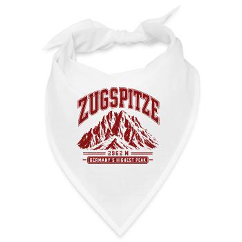 Zugspitze Deutschland Höchster Gipfel Vintage Mountain - Bandana - Weiß - Vorne