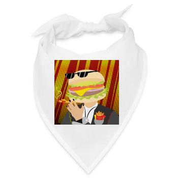 Mr. Burger - Bandana - Weiß - Vorne