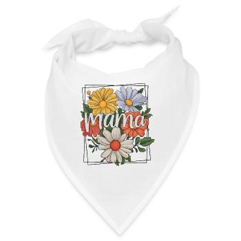 Mama - Bandana - Weiß - Vorne