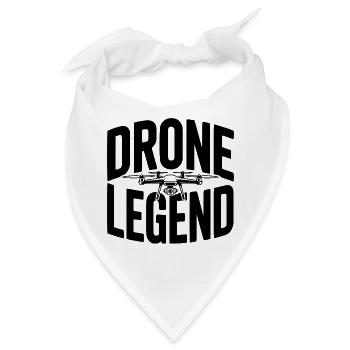 Drohnenlegende - Bandana - Weiß - Vorne