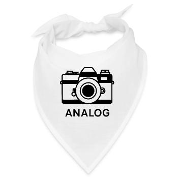 analoge Fotografie - Bandana - Weiß - Vorne