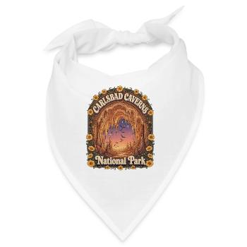 Carlsbad Caverns National Park USA New Mexico - Bandana - Weiß - Vorne