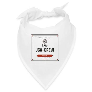 Die JGA-Crew – Support Bräutigam - Bandana - Weiß - Vorne