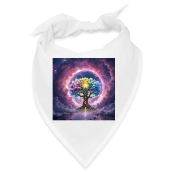 Chromatischer Baum im stellaren Halo - Bandana - Weiß - Vorne