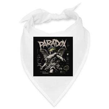Paradox Angel in Neon Grunge - Bandana - Weiß - Vorne