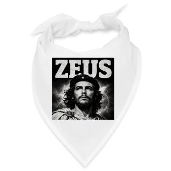 Zeus Che Schwarzweiß - Bandana - Weiß - Vorne