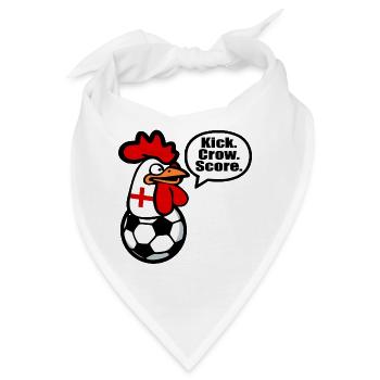Kick Crow Score England - Bandana - Weiß - Vorne