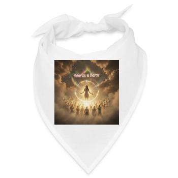 Goid by Bonnie we lost a hero - Bandana - Weiß - Vorne