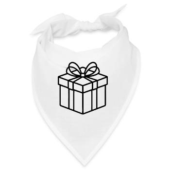 Geschenkbox - Bandana - Weiß - Vorne