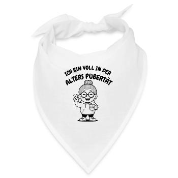 Alters Pubertät - Bandana - Weiß - Vorne