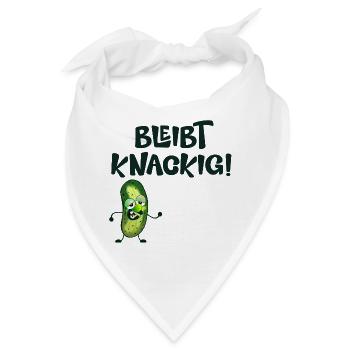 Abschied Jobwechsel Gurke - Bandana - Weiß - Vorne
