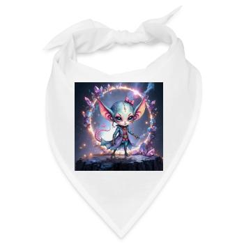 Arkanes Kristallwesen - Bandana - Weiß - Vorne