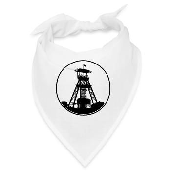 Ruhrgebiet: Wir aus dem Pott! - Bandana - Weiß - Vorne