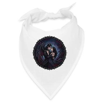 Dark Romance Fantasy  - Bandana - Weiß - Vorne