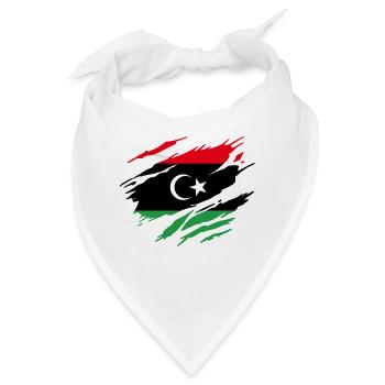 Libysche Libysche Flagge - Bandana - Weiß - Vorne