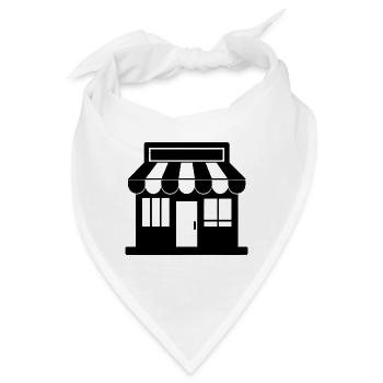 Abspeichern - Bandana - Weiß - Vorne