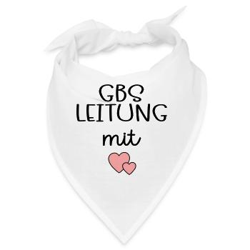 Bildung Betreuung Leitung - Bandana - Weiß - Vorne