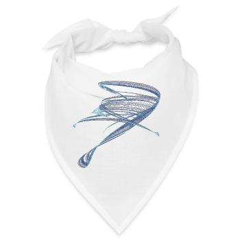 Die geheime Bahn - Bandana - Weiß - Vorne