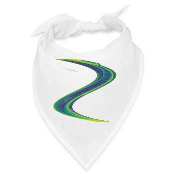 Leuchtende Drift - Bandana - Weiß - Vorne