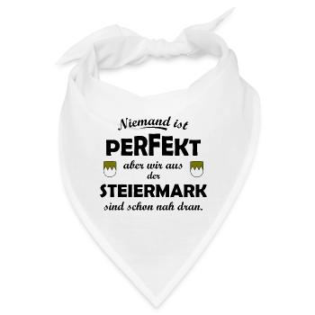 Steiermark - Bandana - Weiß - Vorne