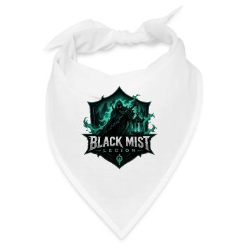 Black Mist Legion Logo Transparent - Bandana - Weiß - Vorne