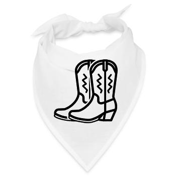 Stiefel - Bandana - Weiß - Vorne