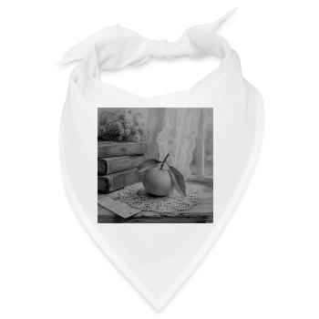 Vintage Mandarine - Bandana - Weiß - Vorne