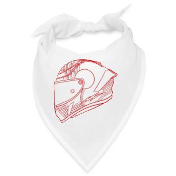 Helm - Bandana - Weiß - Vorne