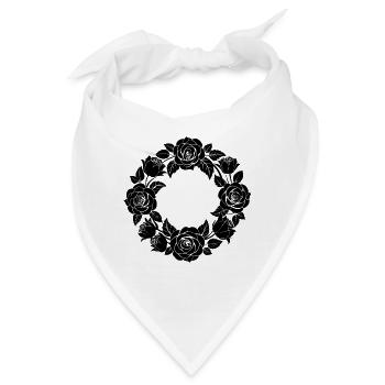 Rosenkranz - Bandana - Weiß - Vorne