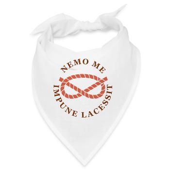 Stafford Knotenknoten nicht ohne mich impune lacessit - 058 - Bandana - Weiß - Vorne