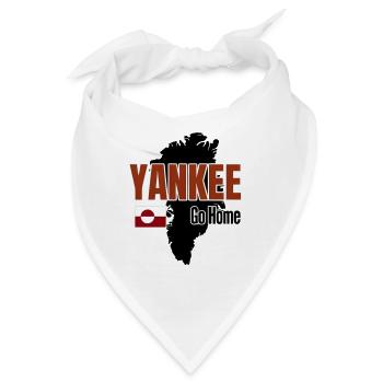 Grönland: Yankee Go Home - Bandana - Weiß - Vorne