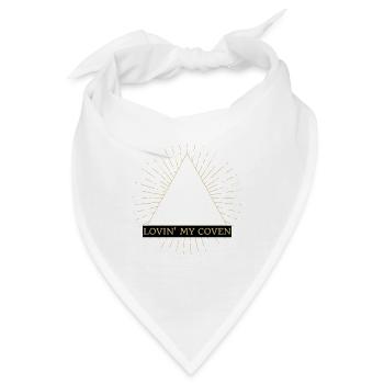 Coven Augendreieck-Glanz - Bandana - Weiß - Vorne