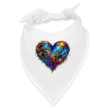 Himmlisches Herz - Bandana - Weiß - Vorne