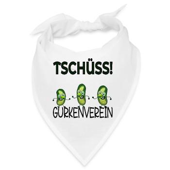 Abschied Kollegen Gurkenverein - Bandana - Weiß - Vorne