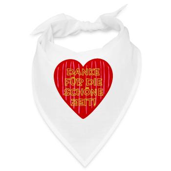 Danke Schöne Zeit - Bandana - Weiß - Vorne