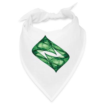 Dynamische Spur - Natur - Bandana - Weiß - Vorne